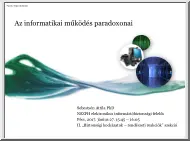 Sebestyén Attila - Az informatikai