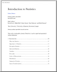 David M. Lane - Introduction to