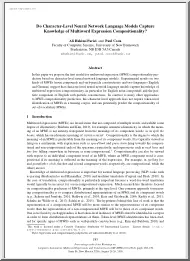 Parizi-Cook - Do Character-Level Neural Network Language Models Capture Knowledge of Multiword Expression Compositionality