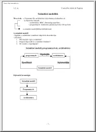 BMF-NIK Architektúrák I. tananyag