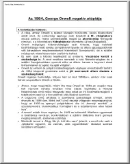 Az 1984, George Orwell negatív