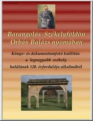 Barangolás Székelyföldön Orbán