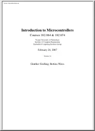 Gridling-Weiss - Introduction to Microcontrollers
