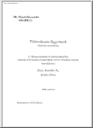 Fritz-Kónya - Többváltozós