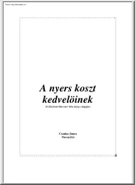Csonka János - A nyers koszt