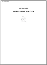 Nagy Endre - Szerelmesek kalauza