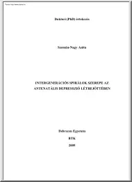 Szemán-Nagy Anita - Intergenerációs