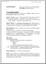 Hercegfalvi  Marianna - Szociológia