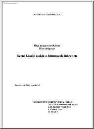 Biriné Varga Csilla - Szent László