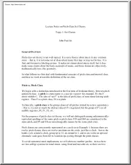 John Paul Ito - Lecture Notes on Pitch Class Set Theory