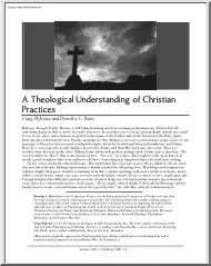 Dykstra-Bass - A Theological Understanding of Christian Practices