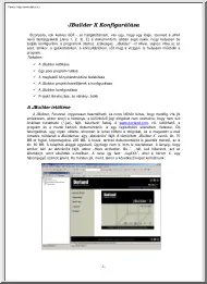 A JBuilder X konfigurálása