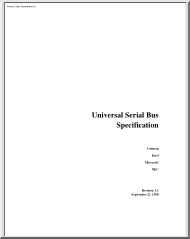 USB 1.1 Specification