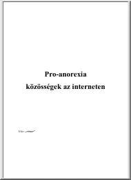 Pro-anorexia közösségek az