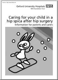 Caring for your Child in a Hip Spica after Hip Surgery, Information for Parents and Carers