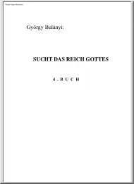 Bulányi György - Sucht das reich