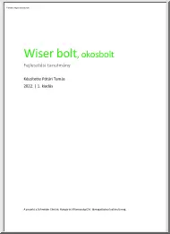 Pótári Tamás - Wiser bolt, okosbolt