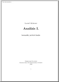 Lajkó Károly - Analízis I
