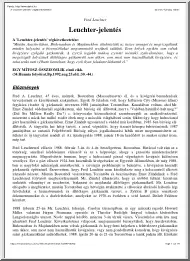 Fred Leuchter - Leuchter jelentés