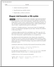 Adatbázisok kezelése, MySQL
