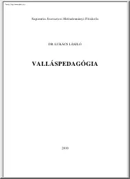 Dr. Lukács László - Valláspedagógia