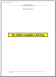 Dr. Oetker receptek A-tól Z-ig