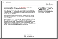 Honda Accord 2011, service manual