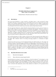 Baseball Arbitration in Comparison to Other Types of Arbitration