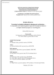 Korbai Hajnal - Testtudati technikák