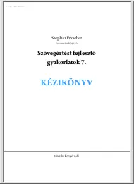 Széplaki Erzsébet - Szövegértést