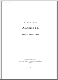 Lajkó Károly - Analízis II