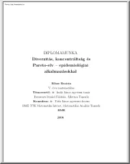 Bősze Beatrix - Diverzitás, koncentráltság és Pareto-elv-epidemiológiai alkalmazásokkal