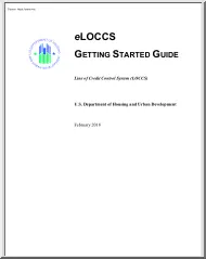 eLOCCS Getting Started Guide, Line of Credit Control System