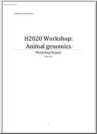 H2020 Workshop, Animal Genomics
