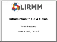 Robin Passama - Introduction to Git and