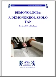 Dr. Arnold Fruchtenbaum - Démonológia, a démonokról szóló tan
