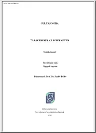 Gulyás Nóra - Társkeresés az