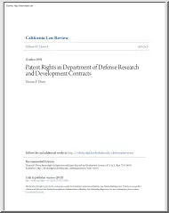Thomas F. Olson - Patent Rights in
