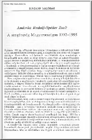Andorka-Spéder - A szegénység