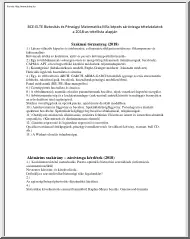 BCE-ELTE Biztosítás és Pénzügyi Matematika MSc képzés záróvizsga tételvázlatok a 2018-as tétellista alapján