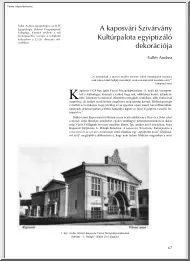 Fullér Andrea - A kaposvári Szivárvány Kultúrpalota egyiptizáció dekorációja