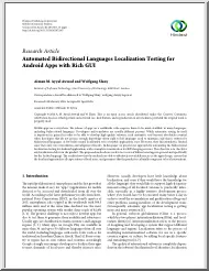 Automated Bidirectional Languages Localization Testing for Android Apps with Rich GUI