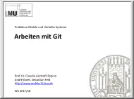 Arbeiten mit Git