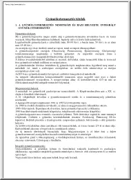 Gyümölcstermesztés tételek