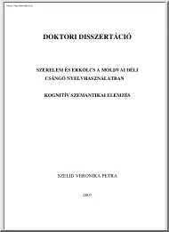 Szelid Veronika Petra - Szerelem és