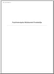 Pszichoterápiás módszerek