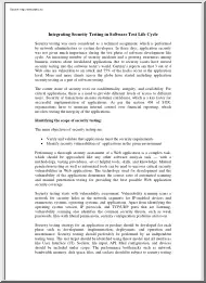 Gunasekaran Veerapillai - Integrating security testing in software test life cycle