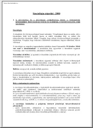 Szociológia szigorlat, 2000
