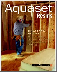 Aquaset Resins, The Story Behind Rohm and Haas Advanced Acrylic Thermosetting Technology