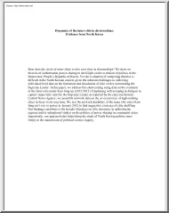 Dynamics of the Inner Elite in Dictatorships, Evidence from North Korea